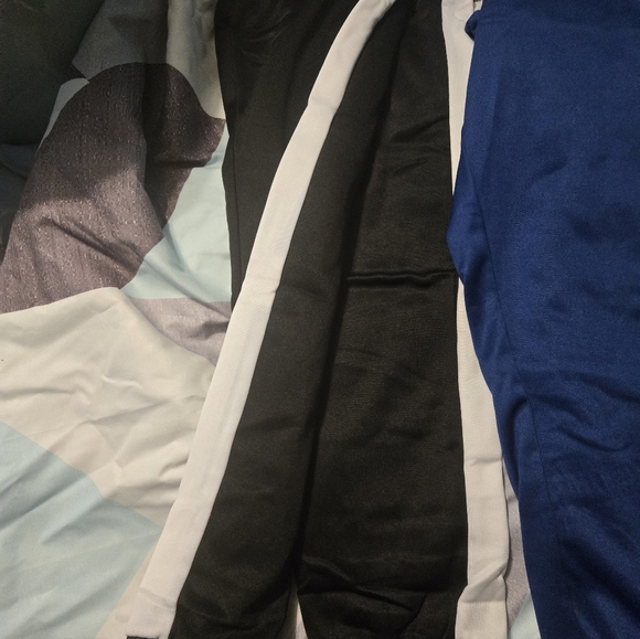 Reebok Kids Black and Blue Joggers - Picture 4 of 5